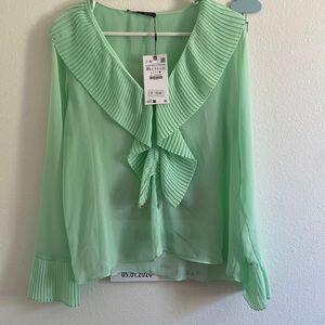 Zara Ruffle Blouse